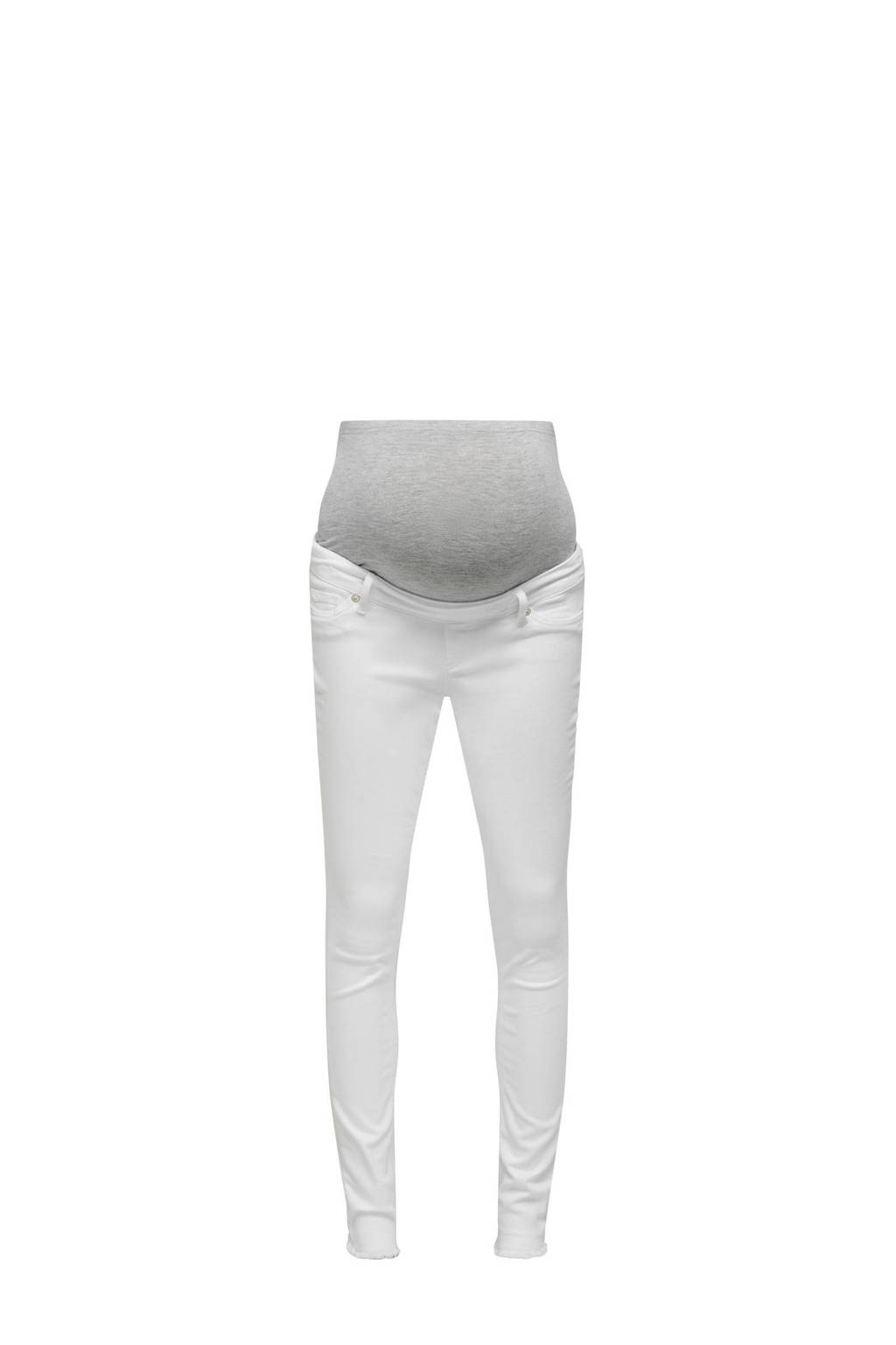 ONLY MATERNITY skinny zwangerschapsjeans OLMBLUSH white