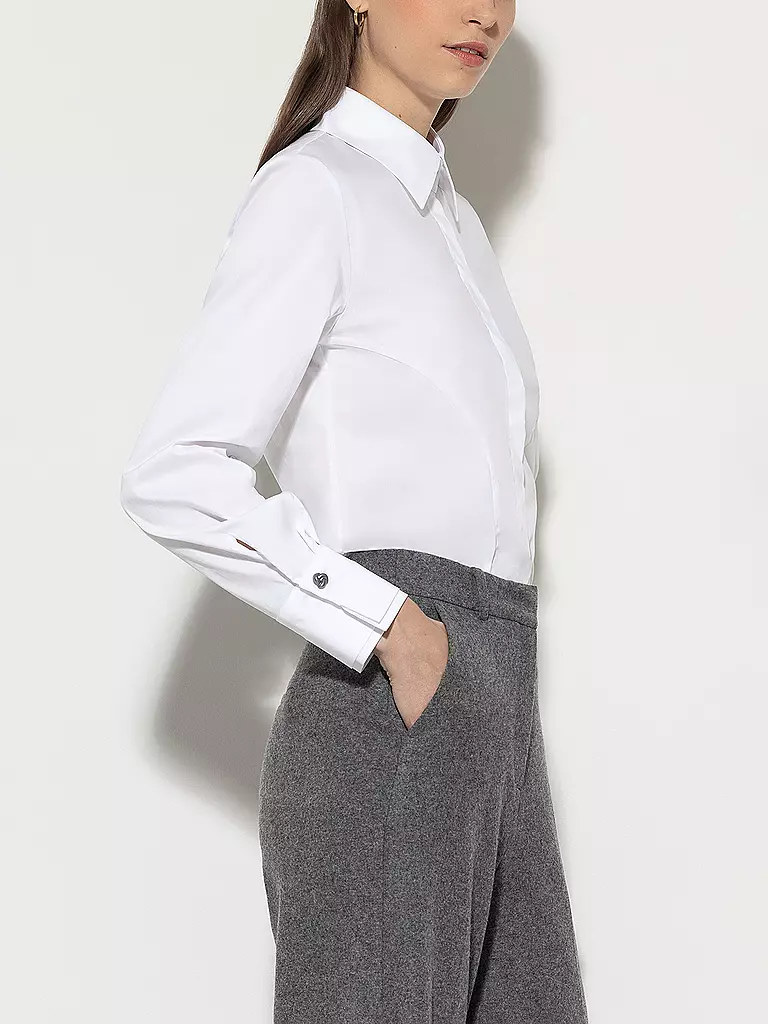 LUISA CERANO Hemdbluse weiss
