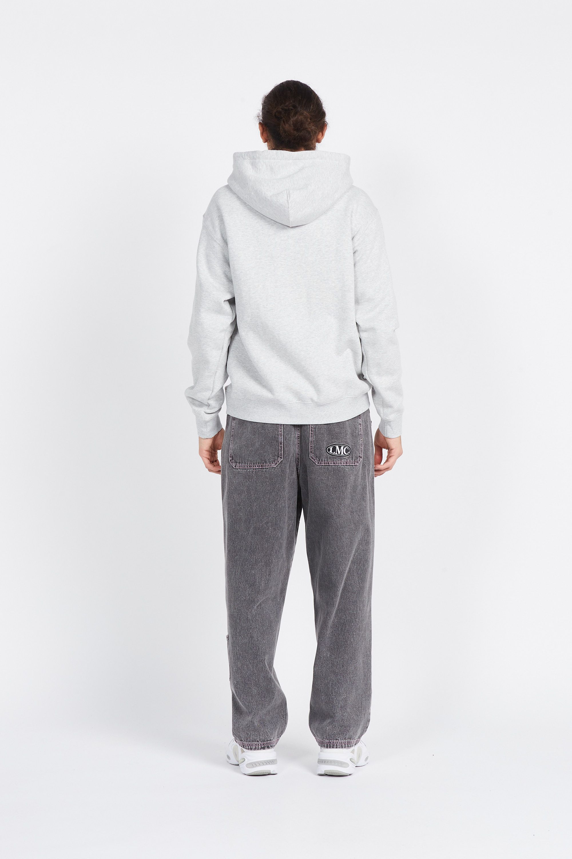 LOST MANAGEMENT CITIES Hoodie ARCH OG HOODIE Gris