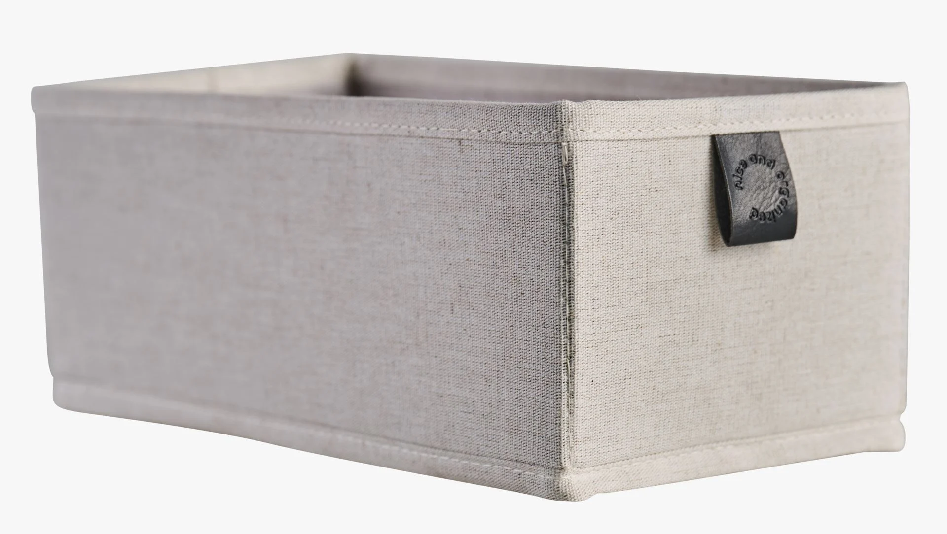 Organiseringsboks lys natur - 28x14x11 cm