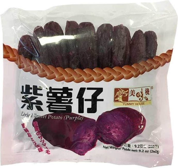 Yummy House Gedroogde Gesuikerde Paarse Zoete Aardappel 260g
