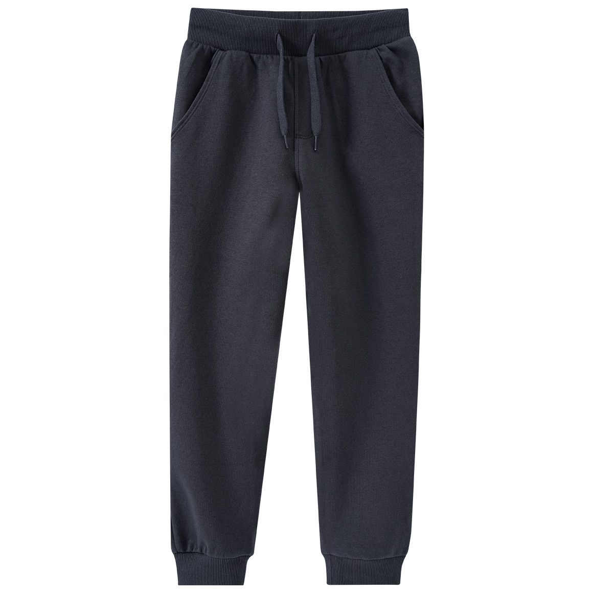 Famy 2 Jungen Jogginghosen mit Tunnelzug oliv / dunkelgrau