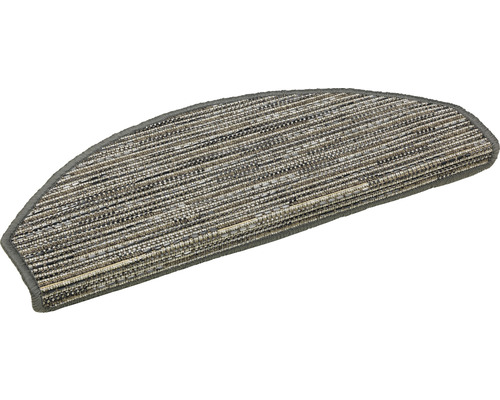 Trapmat Sylt grijs 28x65 cm