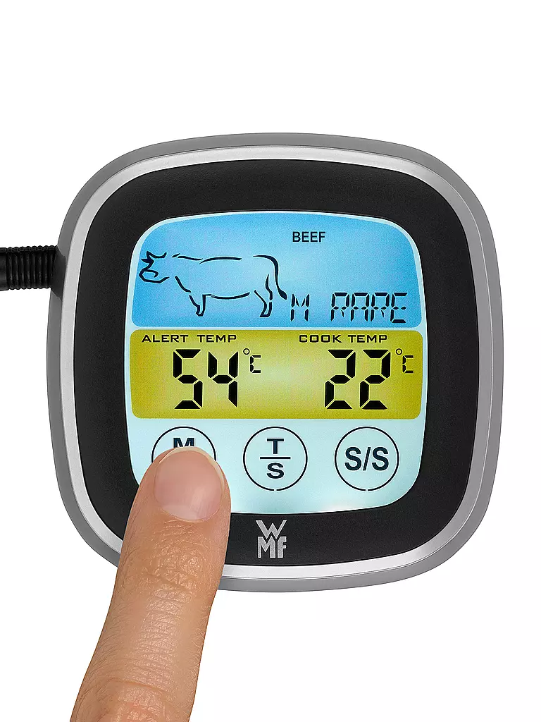 WMF BBQ Digitales Bratenthermometer 18,5cm silber