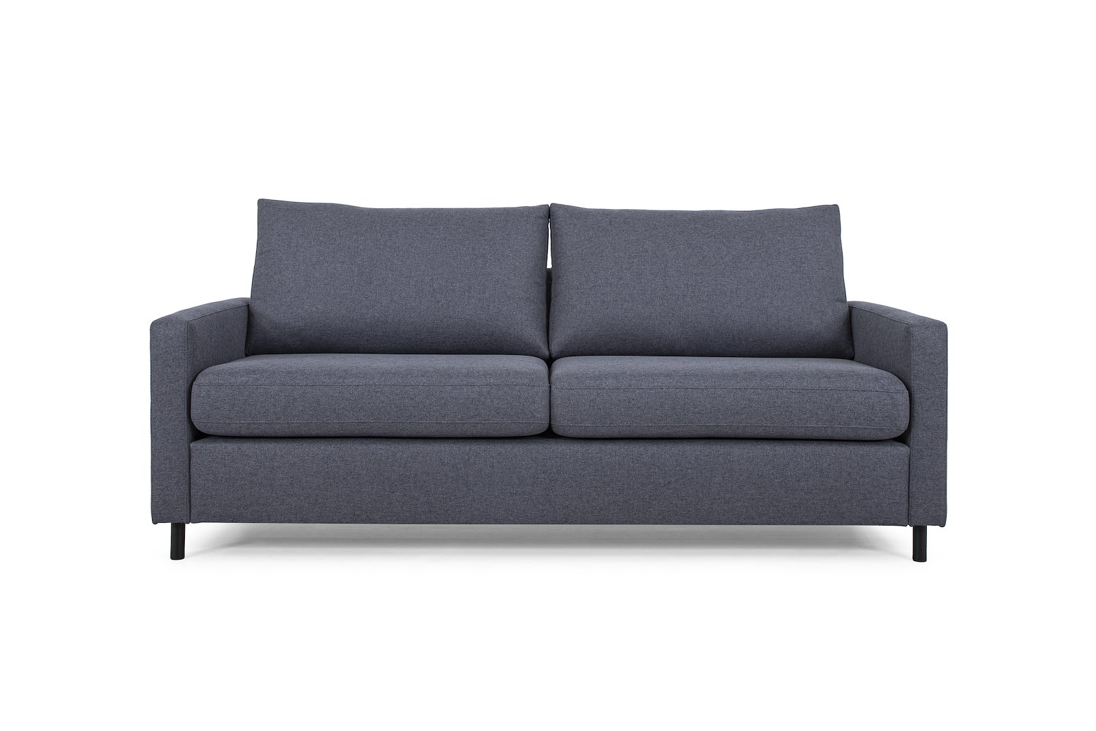 Tempo 3-seter Tekstil Herbi 30 Dark Grey med sorte ben