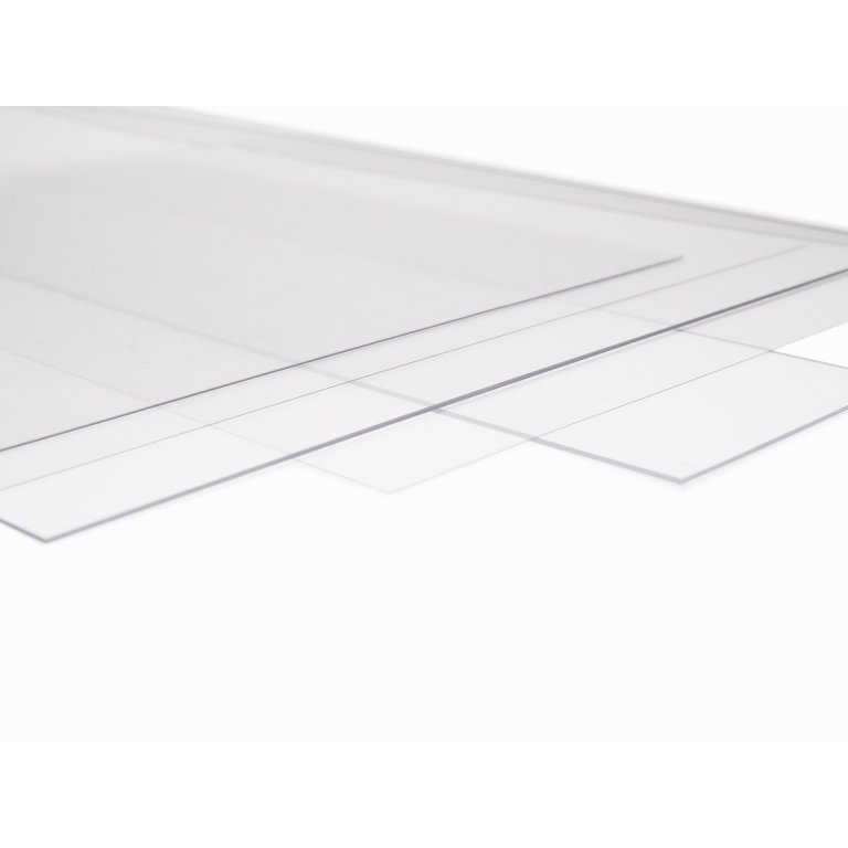 PVC-hart transparent, farblos