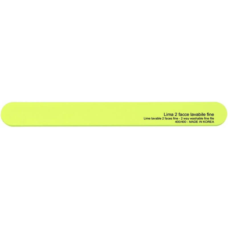 Lime double face jaune lavable - grains moyens/fins 240/240