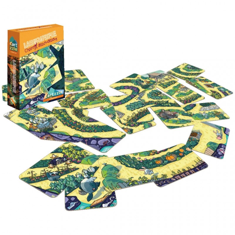 Cartzzle - Labyrinthe champs dessus dessous