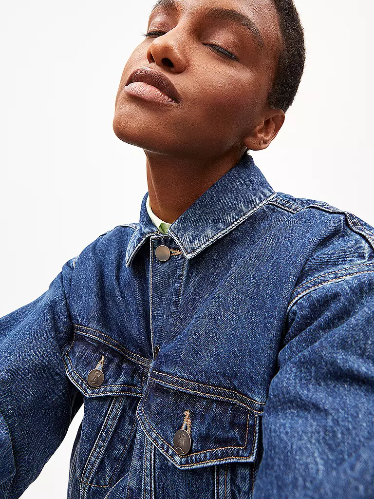 ARMEDANGELS Jeansjacke VELITAA OVERSIZED blau