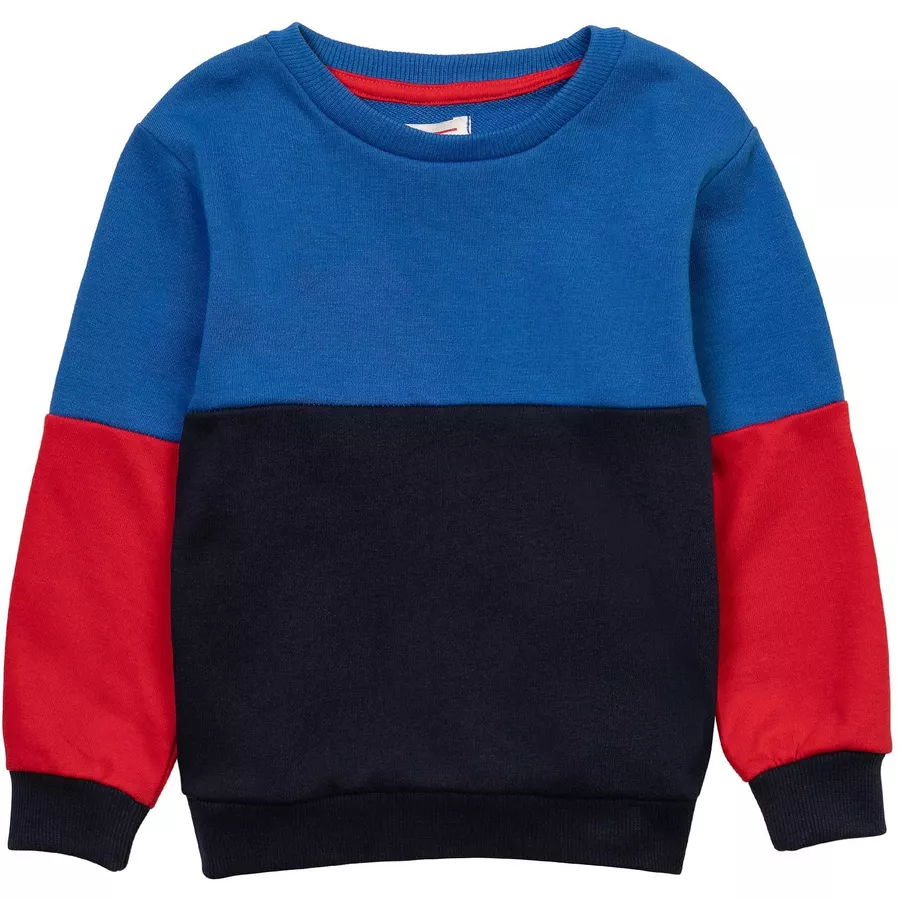 MINOTI Sweatshirt und Shorts im Set BlauSchwarz