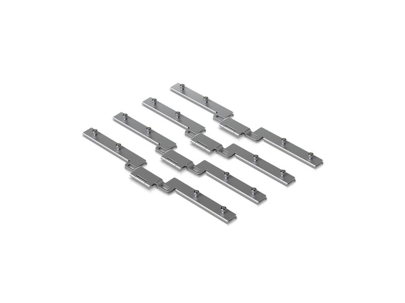 Ubiquiti UACC-Rack-Stacking-Kit Werkzeugloses Mini Rack Sta Robustes und Effizientes Stacking Kit für U-Rack-6U-TL – Einfache Montage und Optimale Raumnutzung