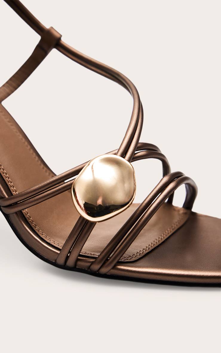 Moka Sandales À Talons En Synthétiquecuir À Brides