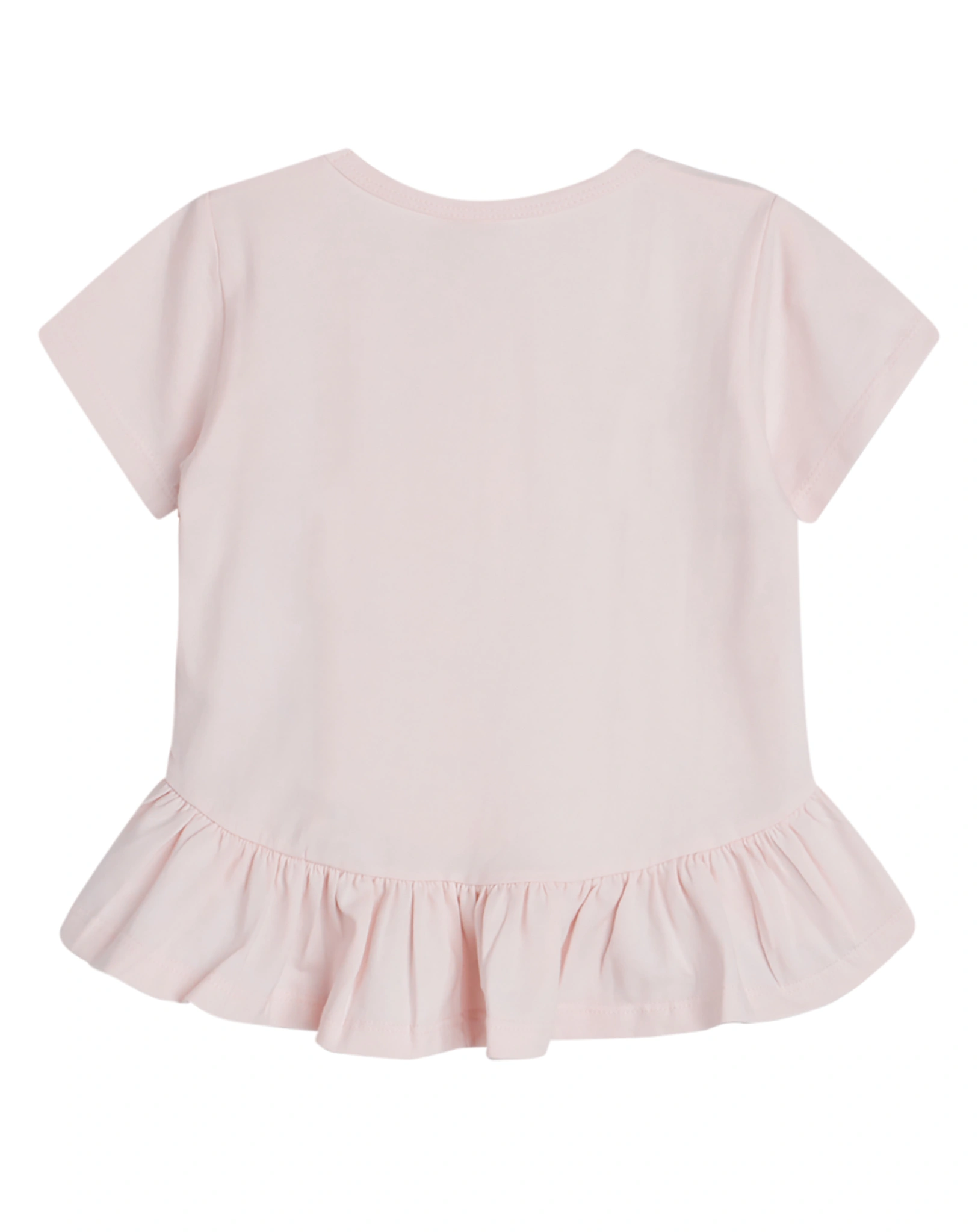 T-Shirt ADANNA mit Schößchen in skin chalk