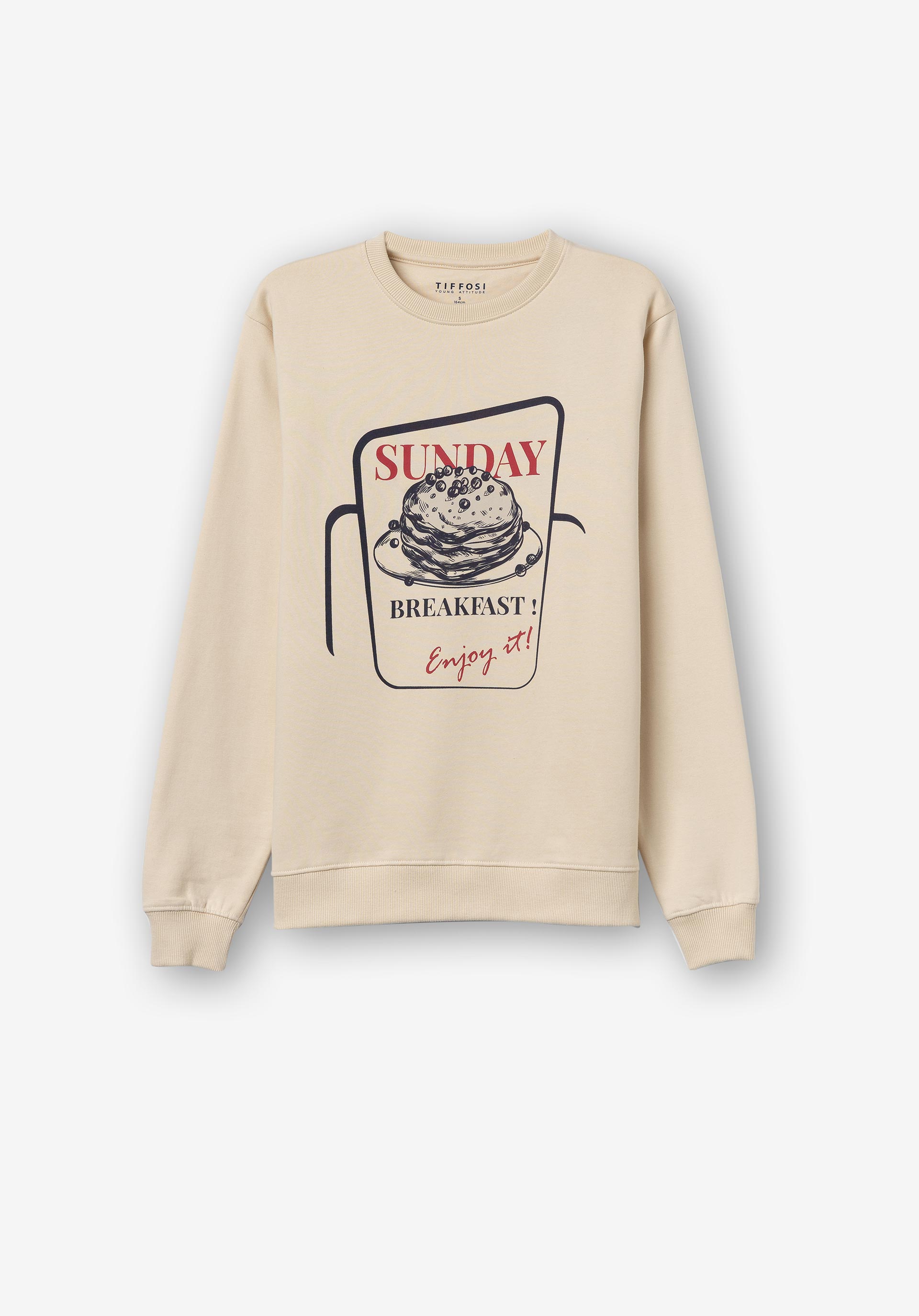 Sweatshirt com Estampado Frontal