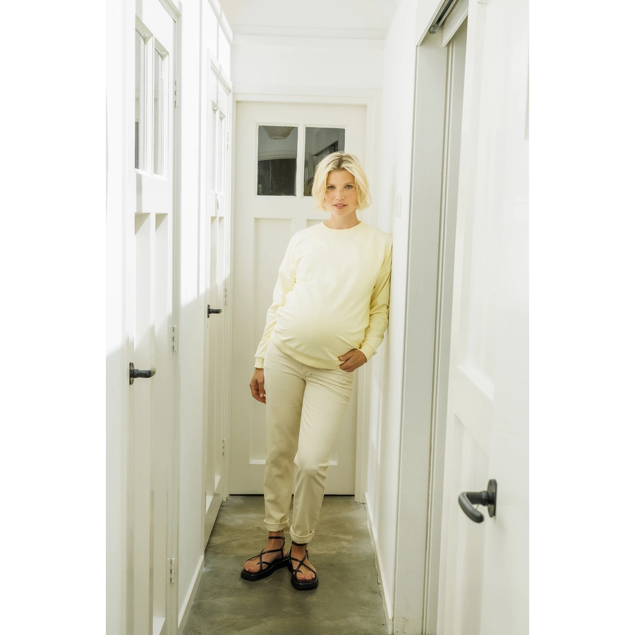 Noppies Straight Umstandsjeans Azua Bone White