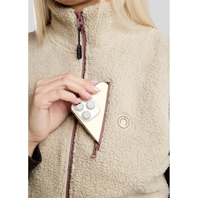 Bodywarmer Montar MOEbba Teddy Middenroze