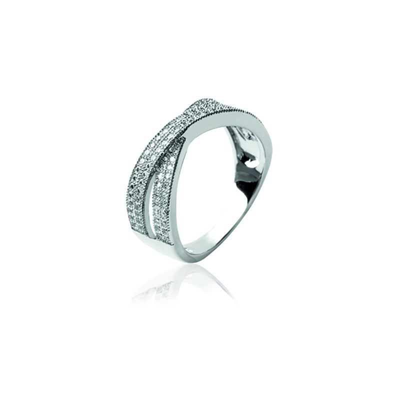 Bague Femme - Argent 925 - Oxyde de zirconium