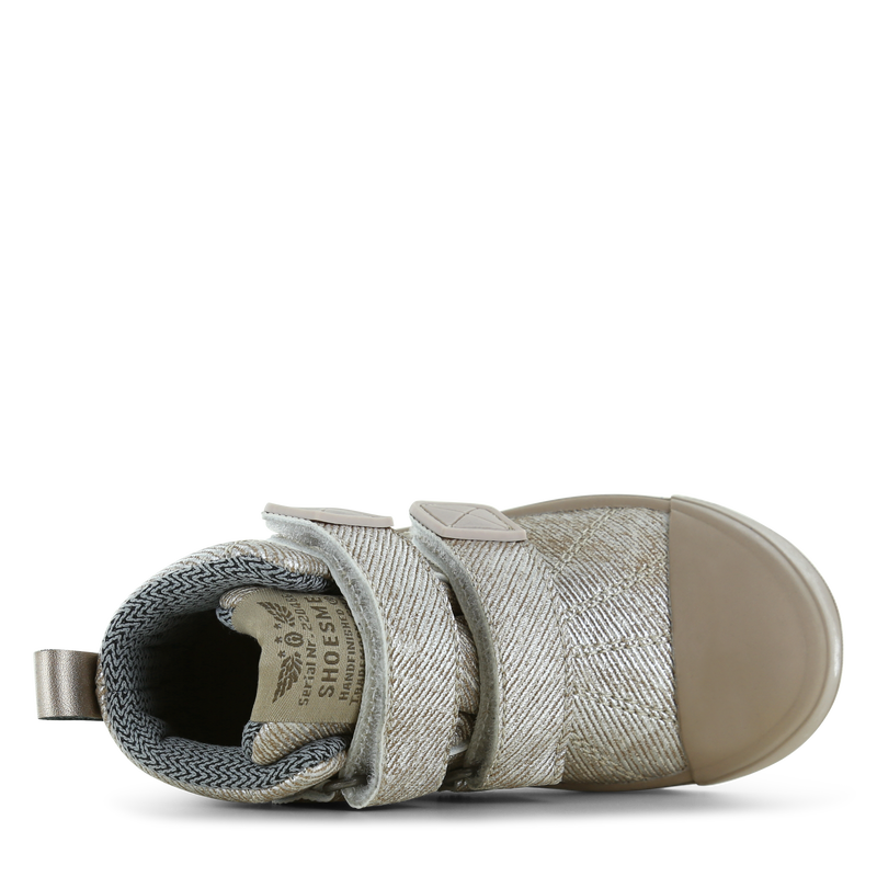 Shoesme gouden Water-Proof bootie Microfiber leer | Meisjes schoenen
