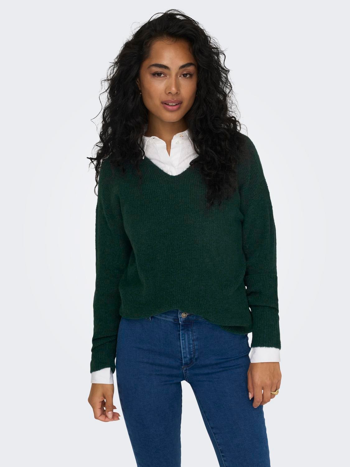 ONLCAMILLA Strickpullover Scarab