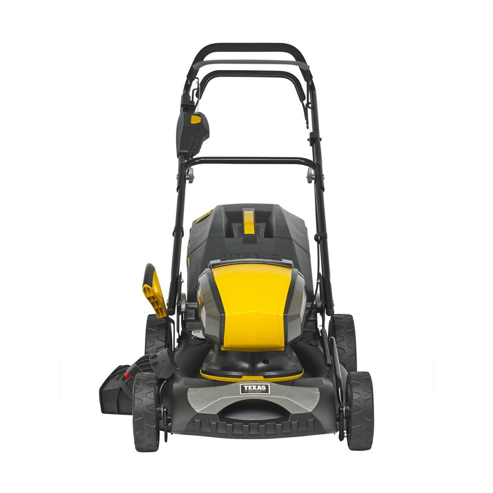 Tondeuse tractée double batterie 40v chargeur lame 46cm texas razor 4640tr-li