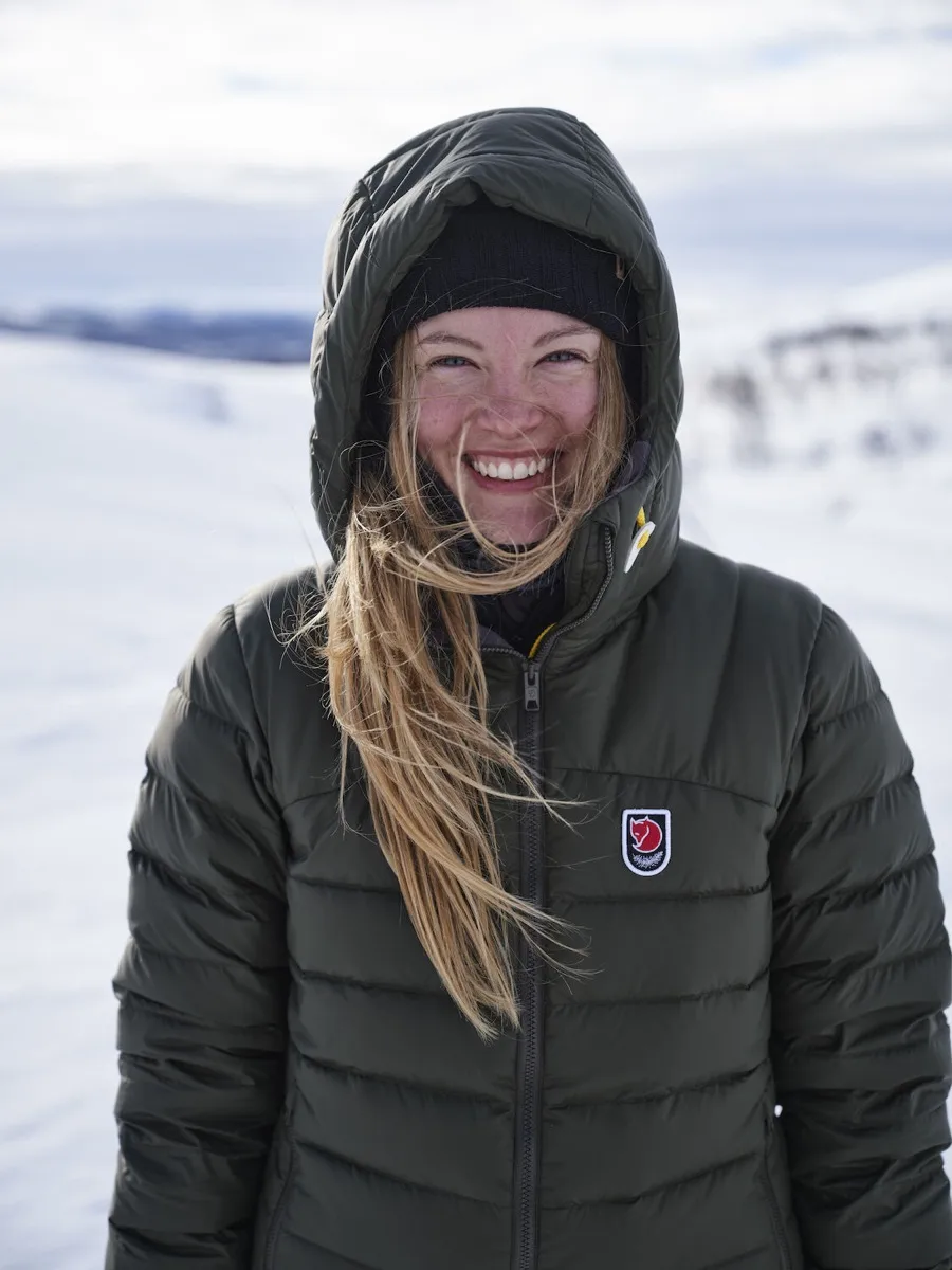Fjällräven Women's Expedition Pack Down Hoodie Mustard Yellow
