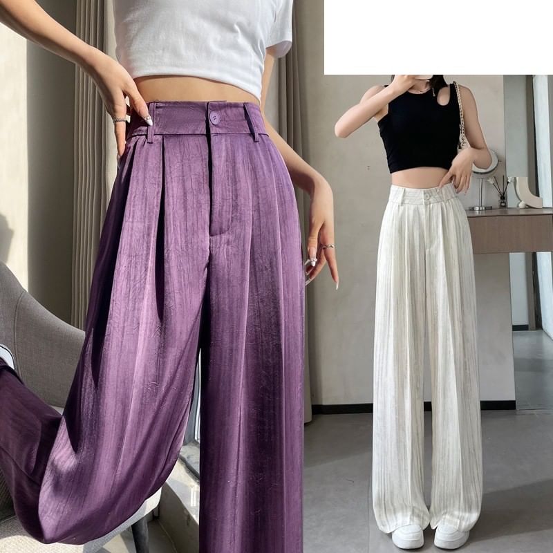 Areumdaun - High Rise Tie Dye Wide Leg Pants (Diverse ontwerpen)
