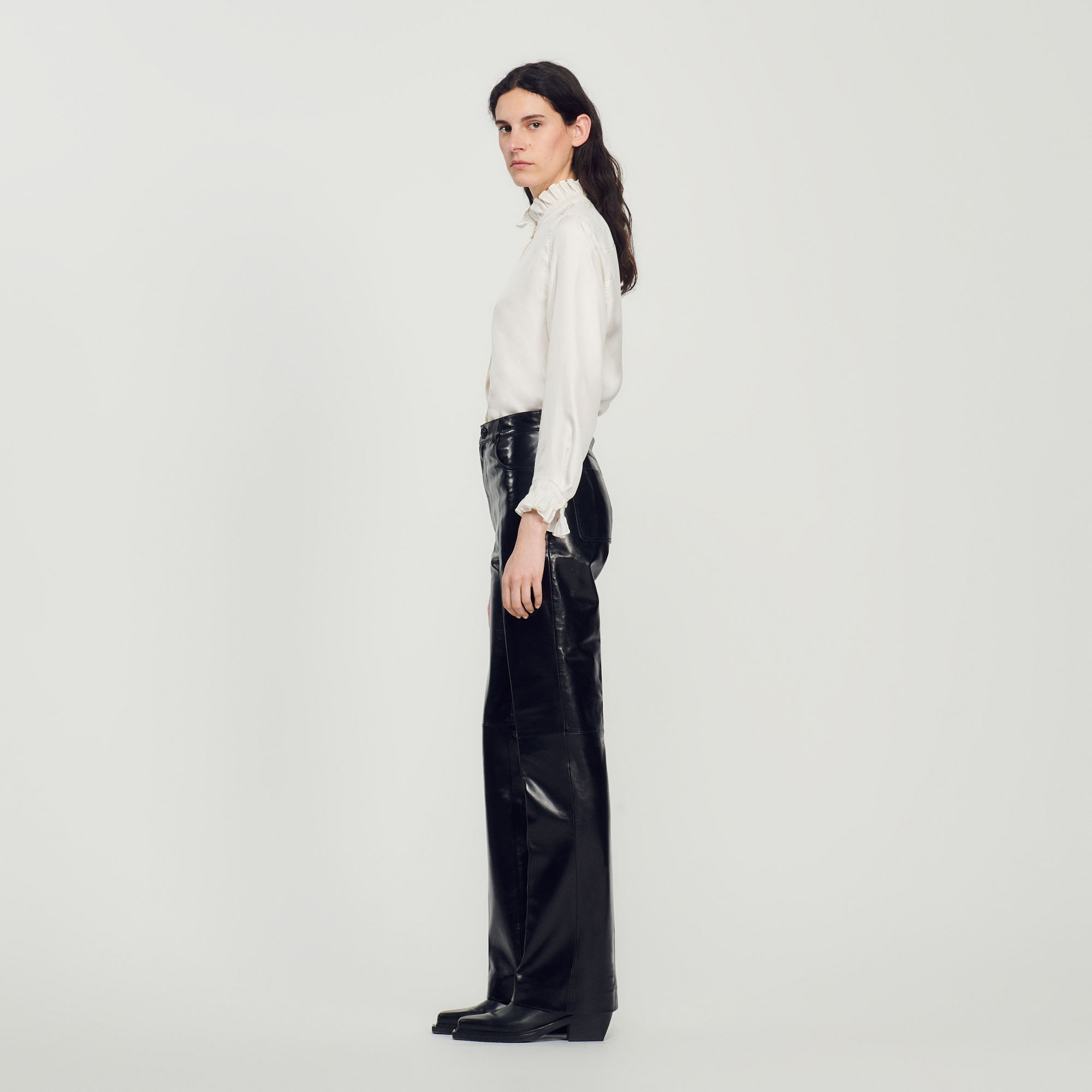 Pantalon en cuir