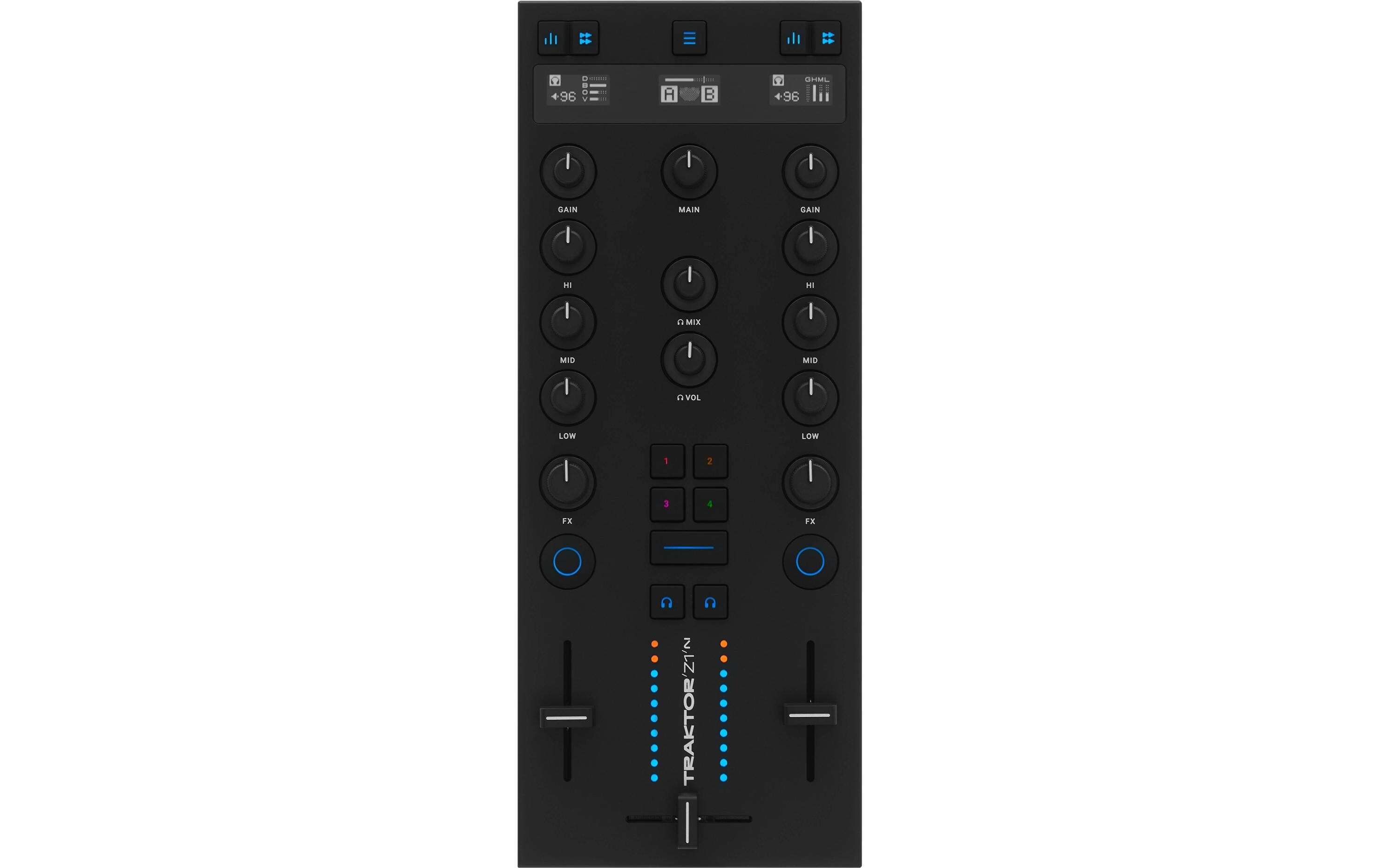 DJ-Controller Traktor Kontrol Z1 MKII<br>Kompaker, professioneller DJ-Mixer