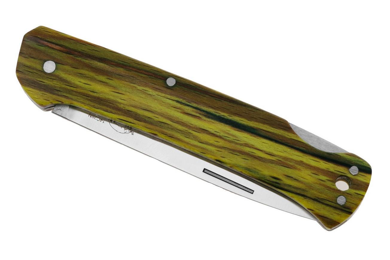 Otter FINN 155 STAB GR, 14C28N, Stabilised Wood, zakmes