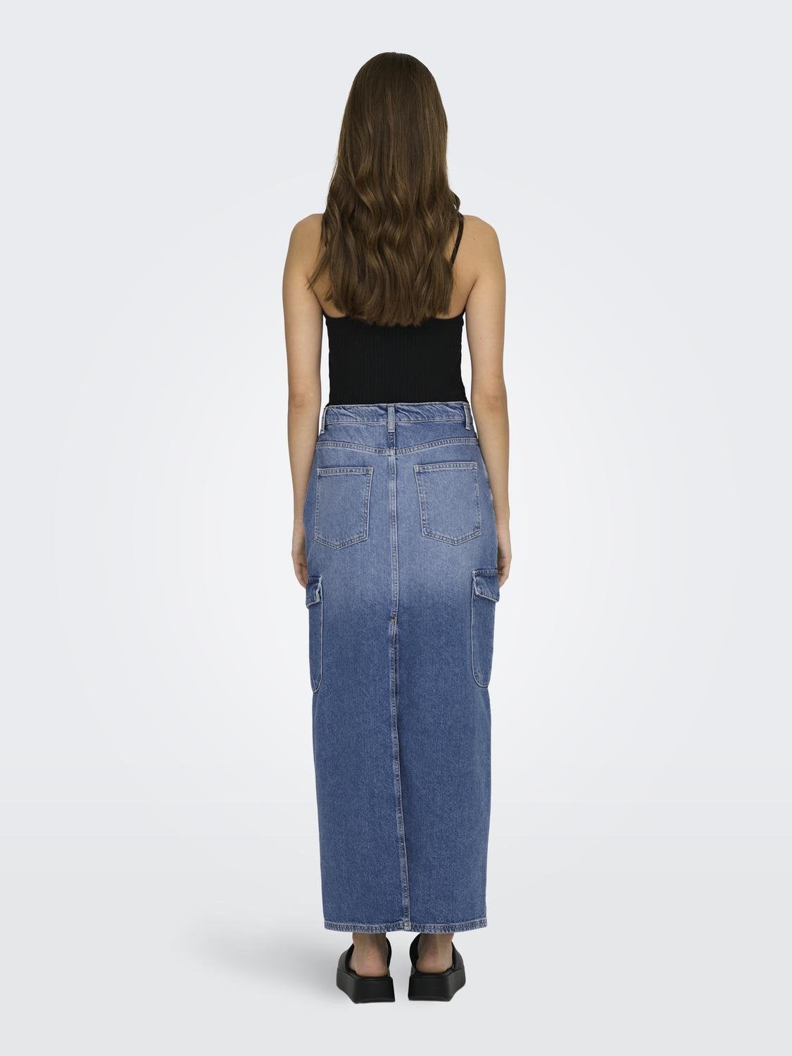 ONLMAYA Jeansrock Medium Blue Denim