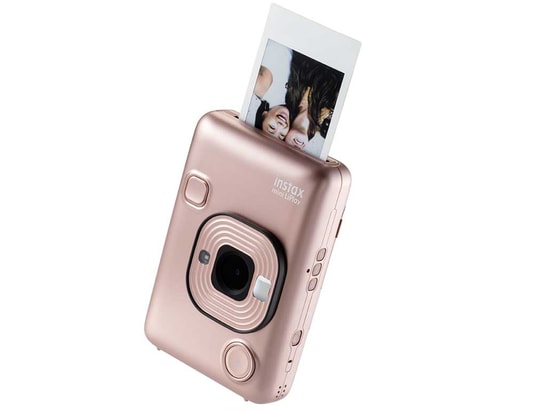 FUJIFILM - Appareil photo instantané numérique Fujifilm instax mini LiPlay blush gold