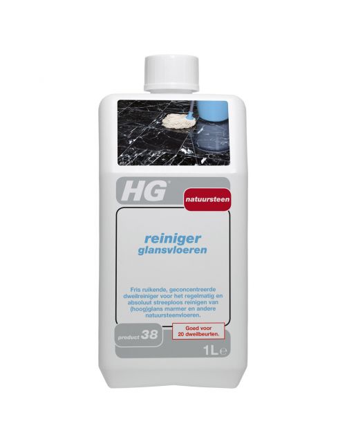 Hg Natuursteen Reiniger Glansvloeren - Schoonmaakmiddelen - 1 l