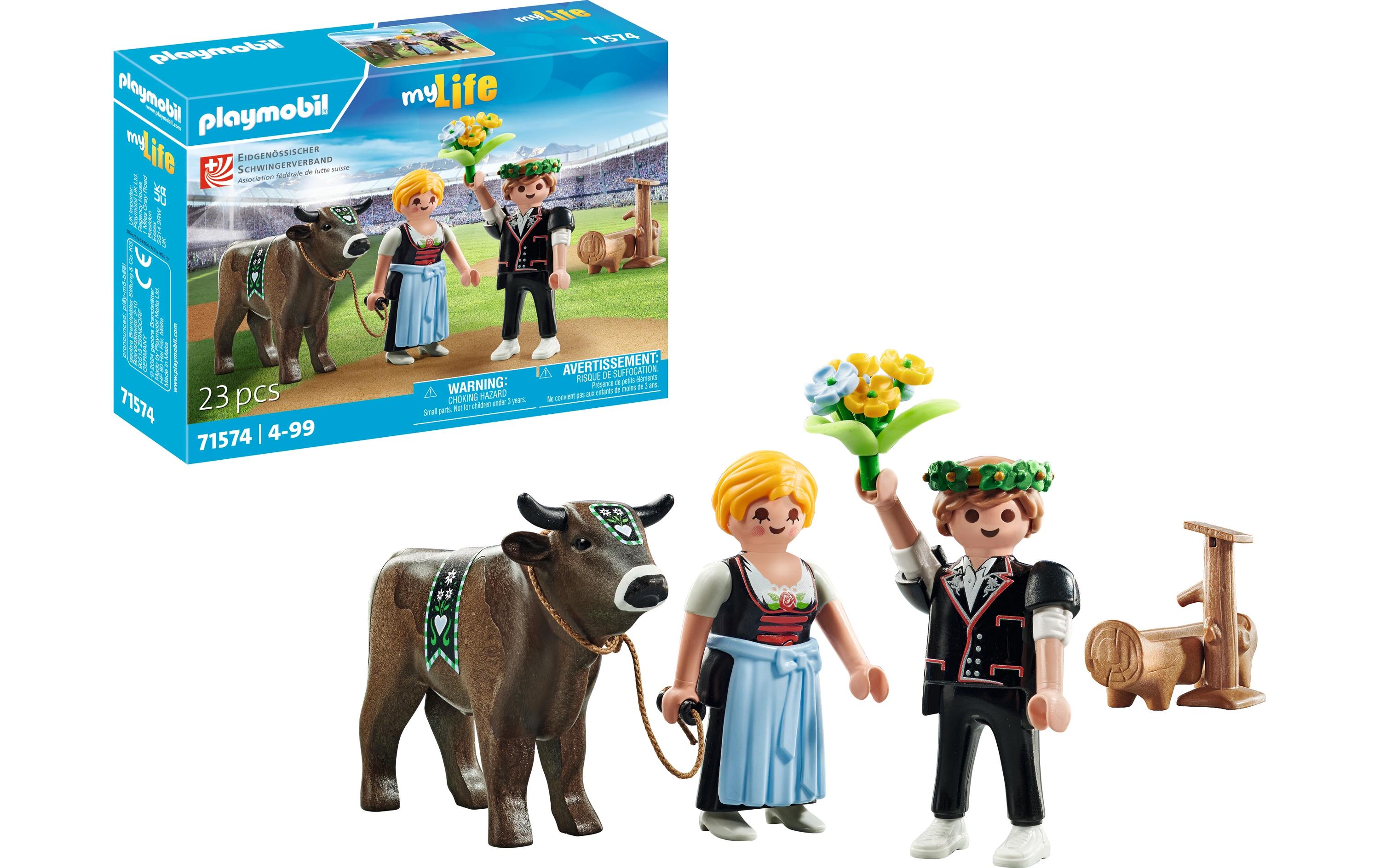 My Life Siegerehrung Schwingerkönig 71574Spielset zum traditionellen Eidgenössischen Kampfsport