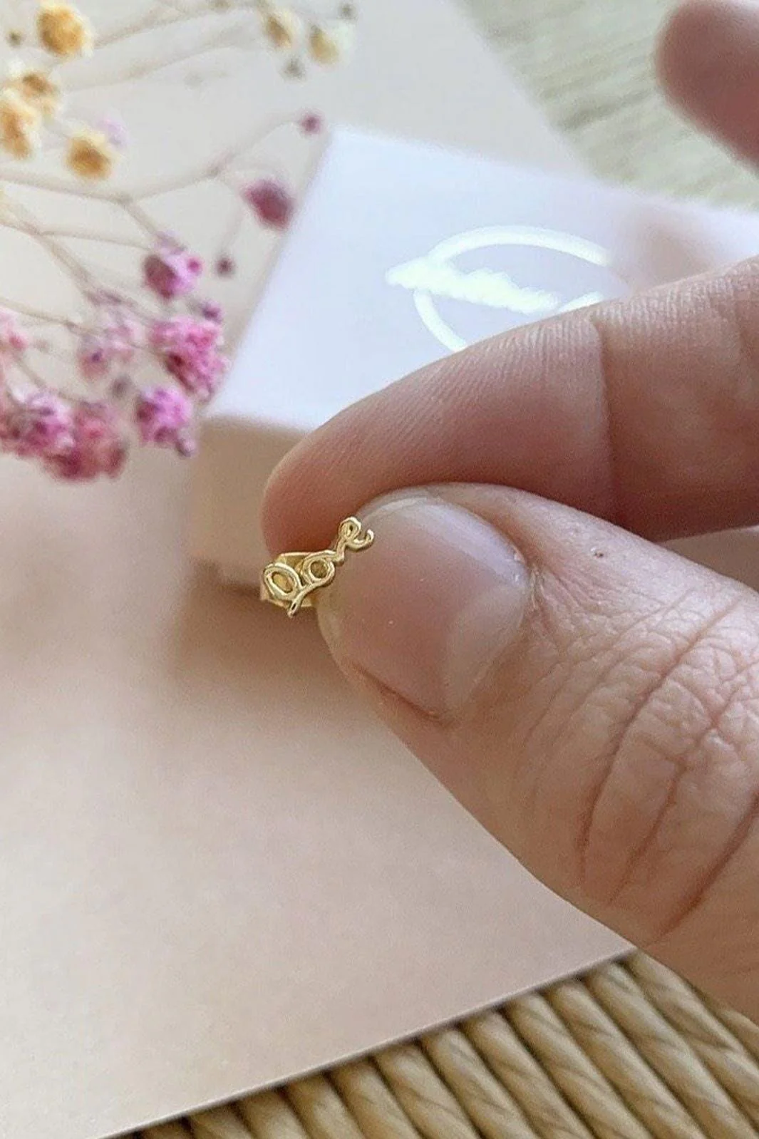 Mellow Moon Forgyldt ørering e
