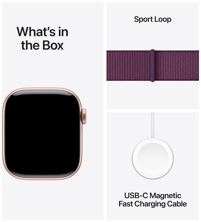 Apple Watch S10 46mm GPS+Cel (Rose Gold Alu/Plum sportsloop)