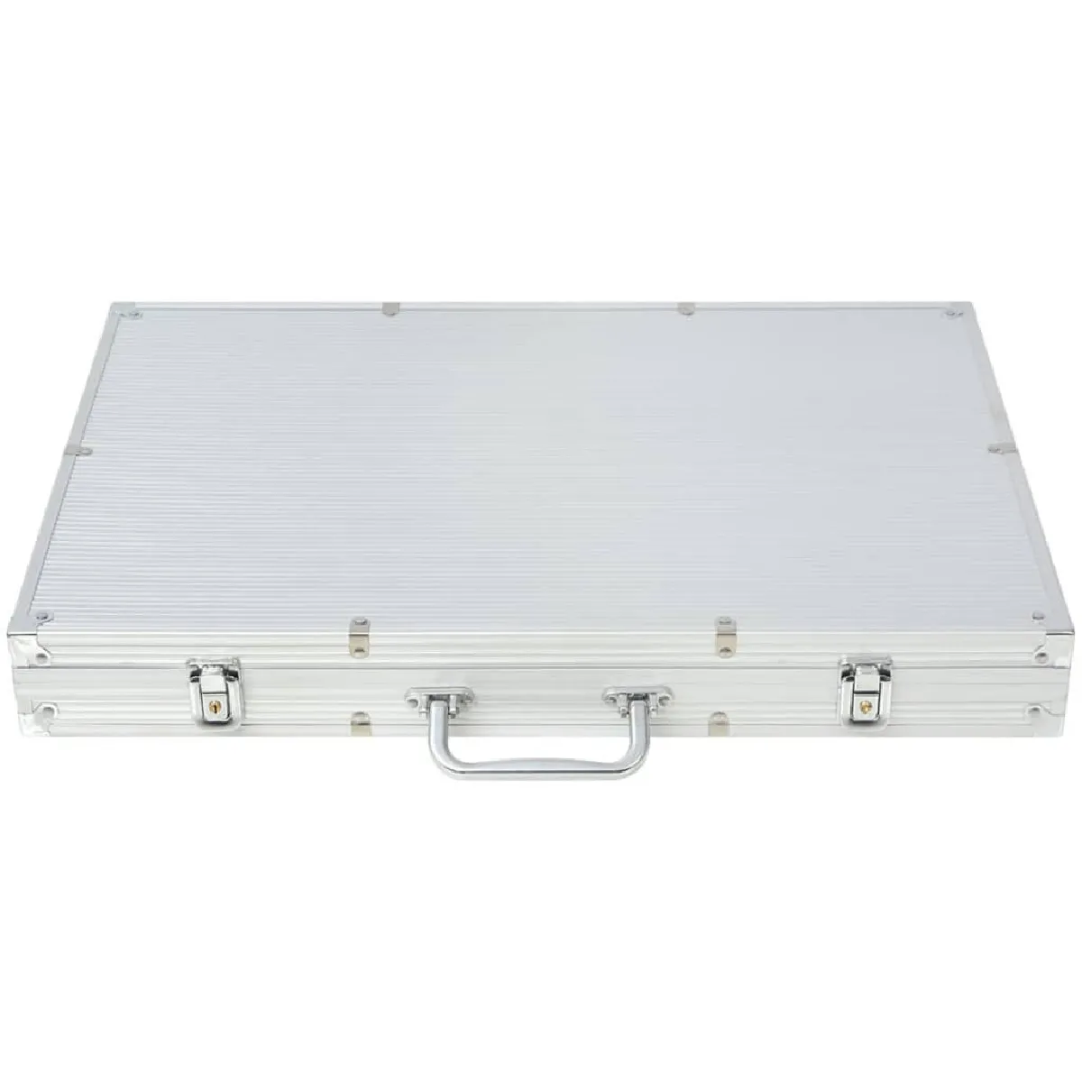 vidaXL Jeu de poker - 1000 jetons Laser Aluminium