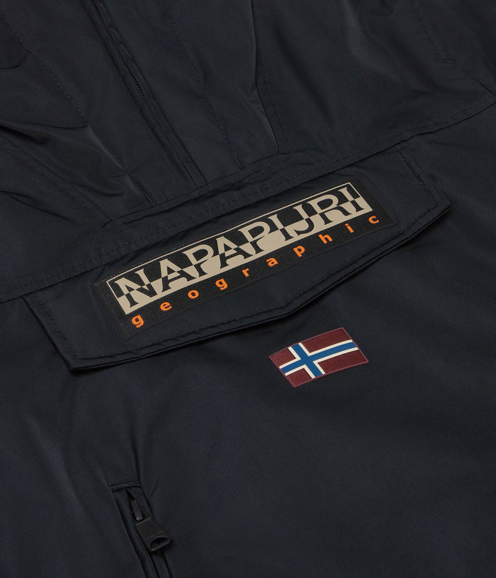 Napapijri winterjas met logo zwart