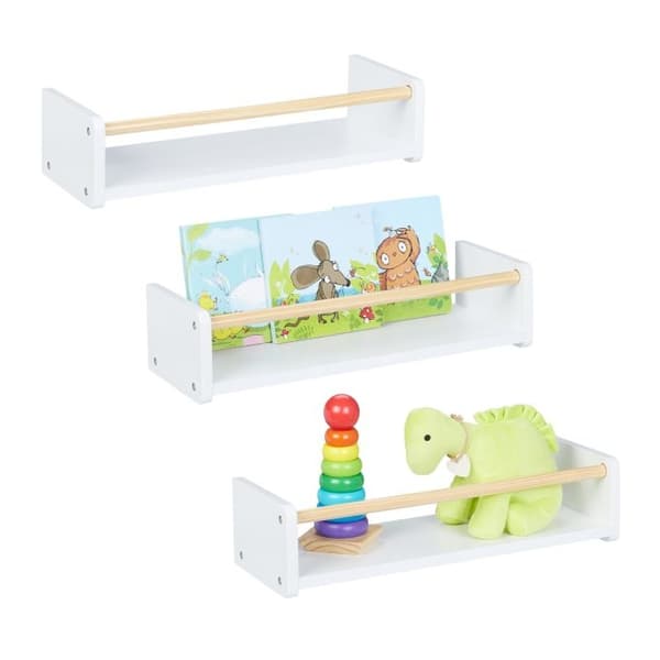 Hyllevegger for barn, 3-pak