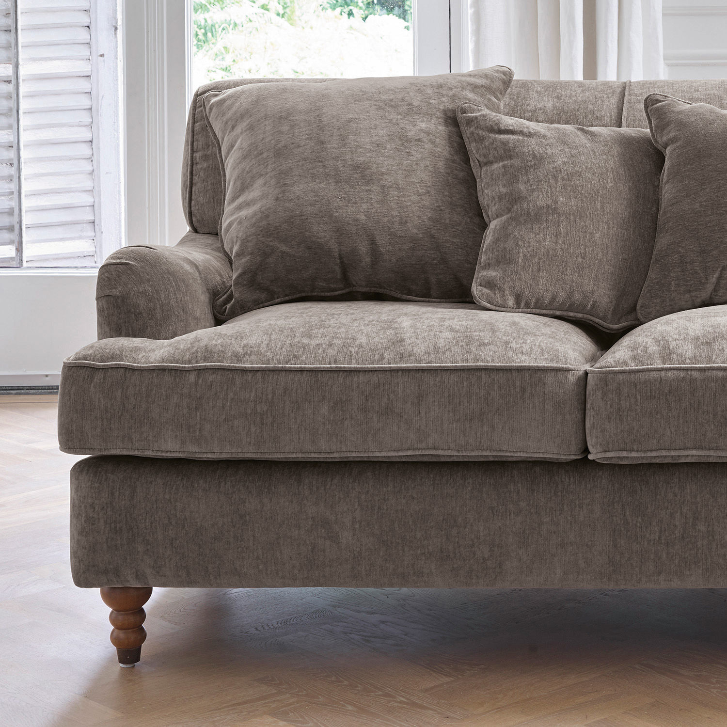 Sofa Isa 3-Sitzer | grau