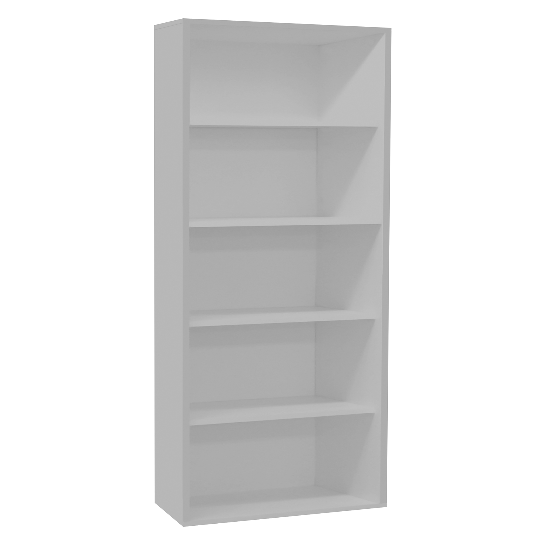 Aktenregal - kreidegrau - 180 cm hoch