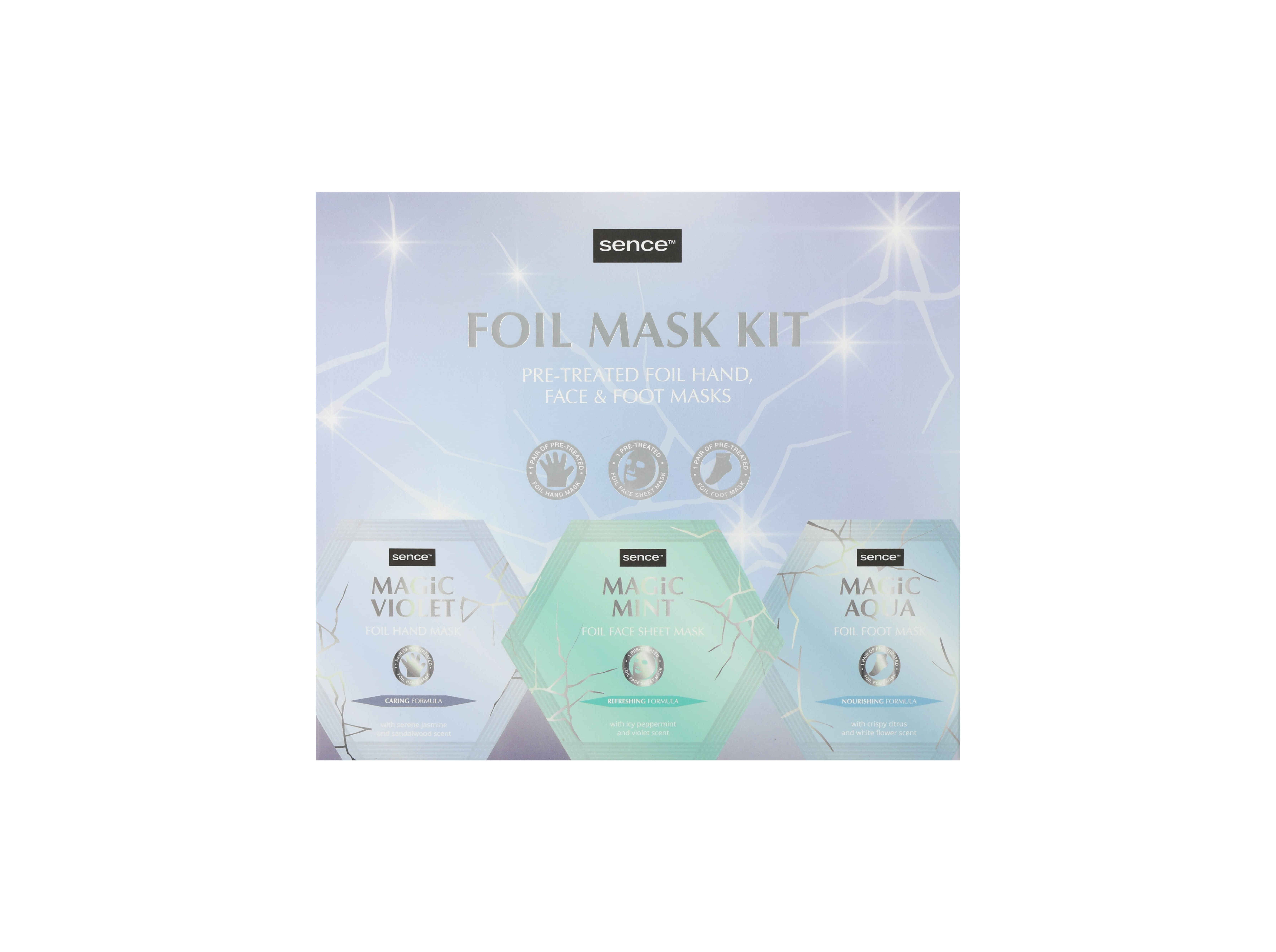 CONJUNTO SENCE MÁSCARAS MYSTIC COLD 3UN