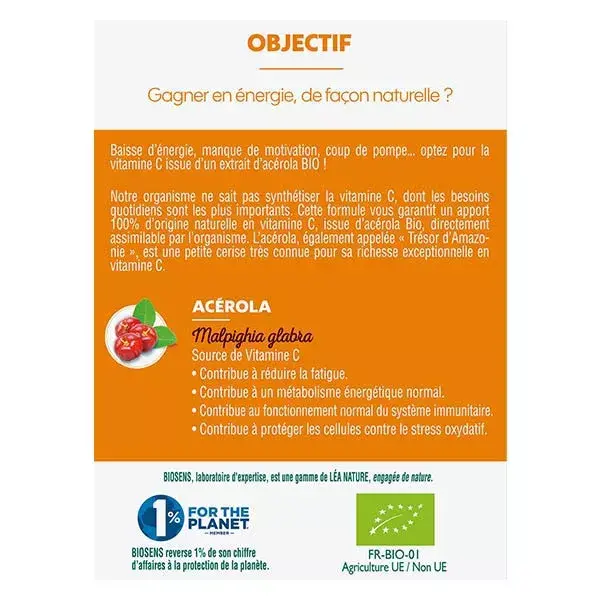 Biosens Vitamine C Bio 24 comprimés
