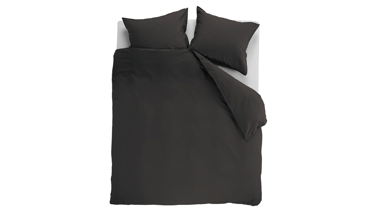 Dekbedovertrek Cotton Uni anthracite