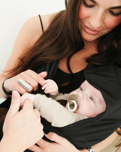 Porte bébé Baby Carrier Coal IZZZI - IZZZI