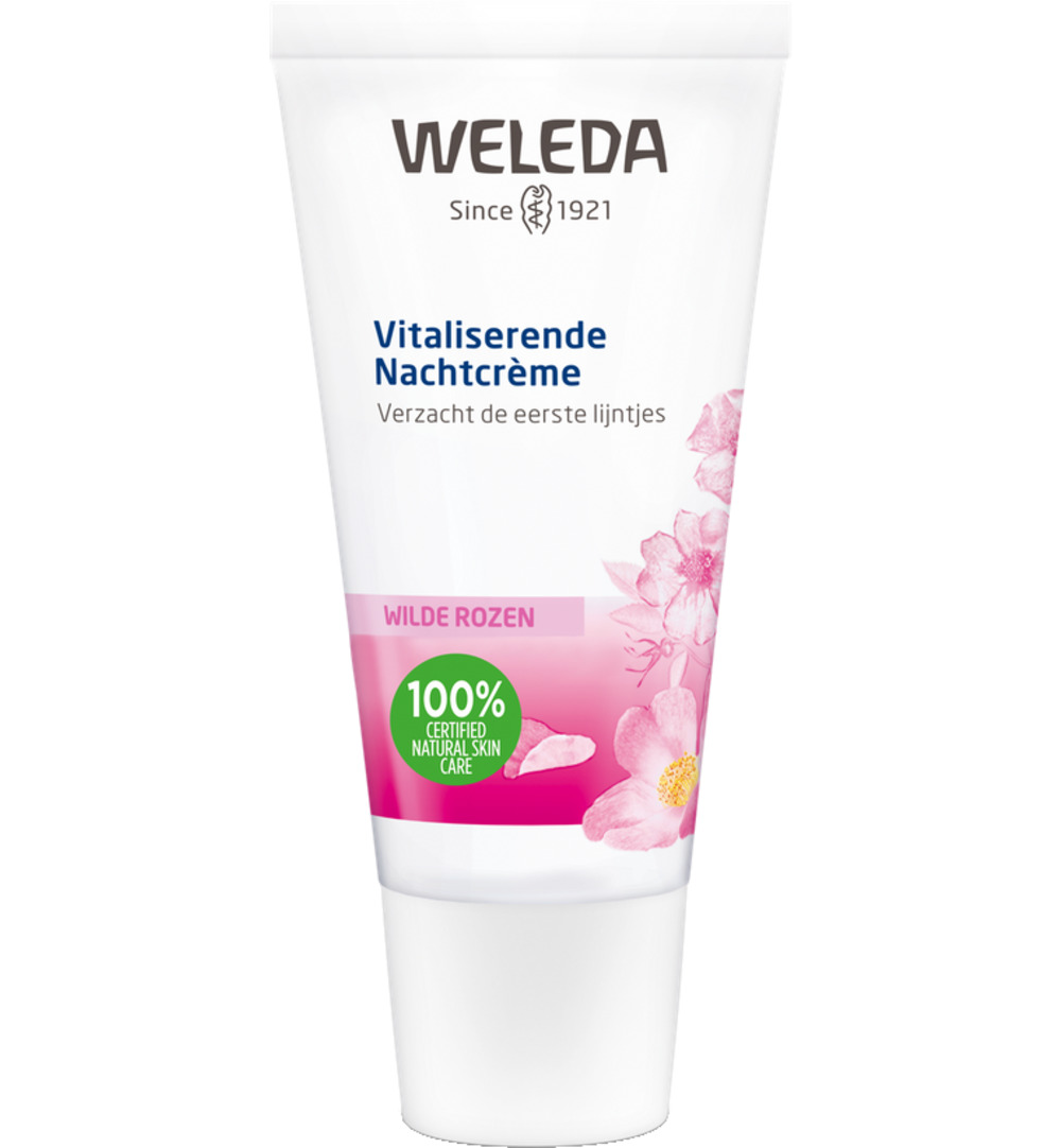 WELEDA Wilde rozen vitaliserende nachtcreme (30 ml)
