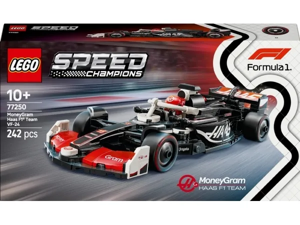 LEGO Speed Champions 77250 MoneyGram Haas F1 Team VF-24-racerbil