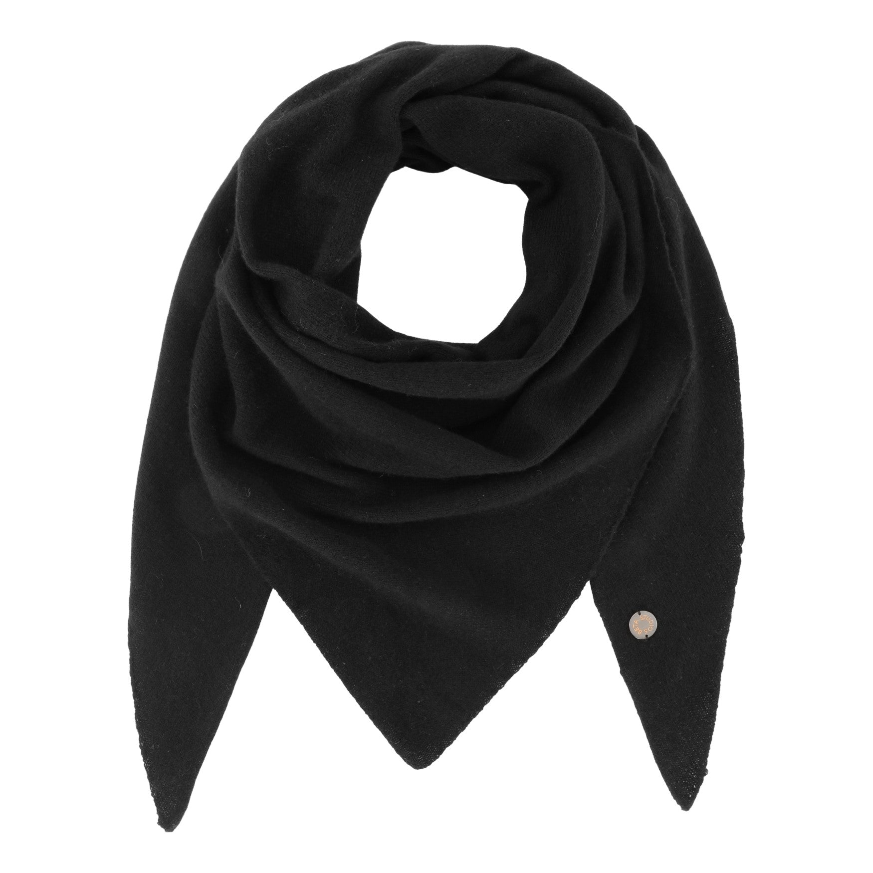 BETA studios  Triangle Cashmere halstørklæde - sort