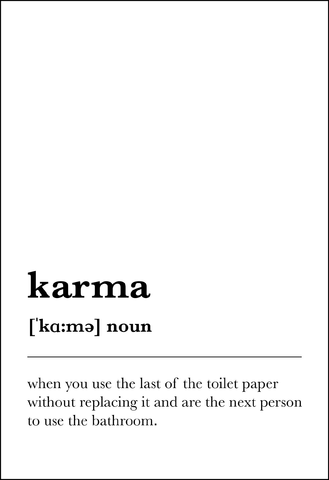 Postkarte 'Karma' günstig bestellen