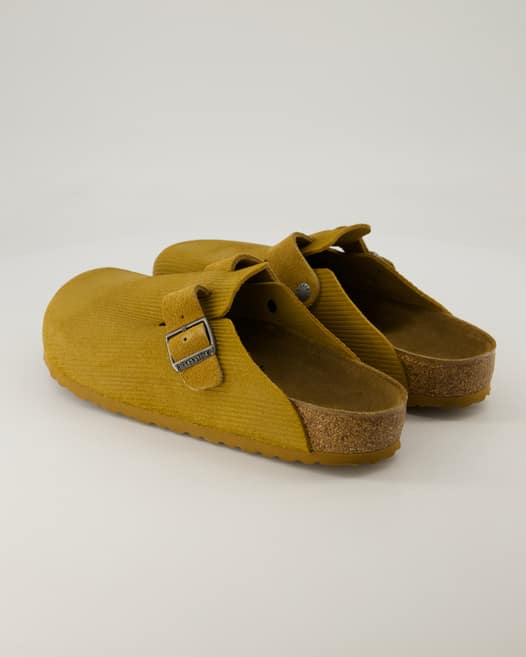 Birkenstock Boston Pantoletten in Braun