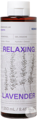 Korres KB Gel Douche Relaxant Lavande Flacon 250ml